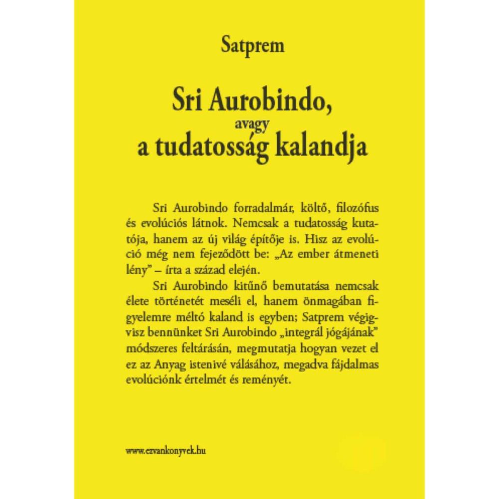 Sri Aurobindo avagy a tudatosság kalandja III. kötet - Image 3